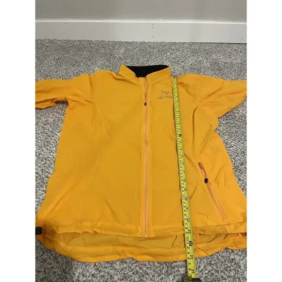 Vtg Arcteryx Light Jacket Women's Large‎ Yellow Full Zip Nylon